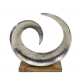 Harp Deco Sculpture Silver Lc20318 in Furniture, Furniture Accessories, Ornaments at OK Furniture.