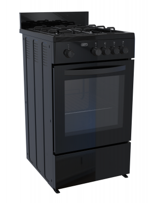 Defy 4 Burner Black Gas Stove Dgs568 by Defy in Lowest Prices Guaranteed, Appliances, Ovens, Stoves & Microwaves, Gas Stoves at OK Furniture.