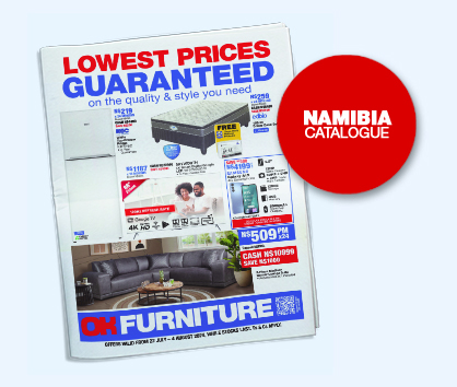 Get the quality and style you need with the lowest prices guaranteed at OK Furniture — shop furniture, gaming, appliances, and more must-haves. Prices valid until 4 August 2024, while stocks last. Ts & Cs apply. 
